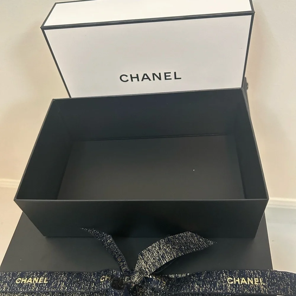 Chanel gift box with bow